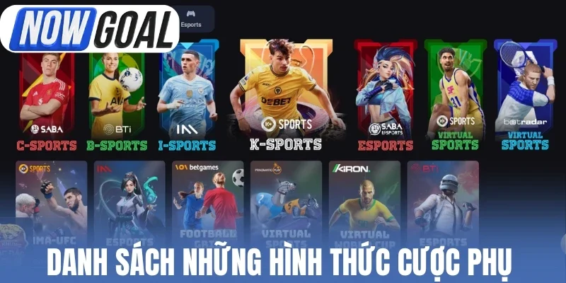 Danh sách những hình thức cược phụ