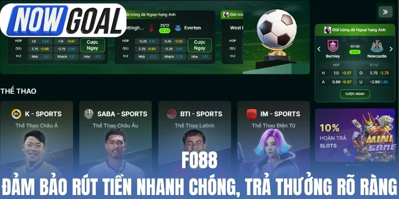 Fo88 đảm bảo rút tiền nhanh chóng, trả thưởng rõ ràng