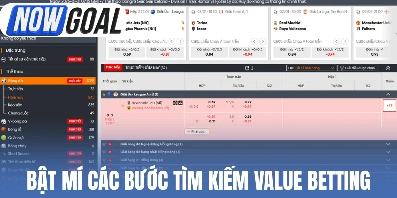 Bật mí các bước tìm kiếm Value betting